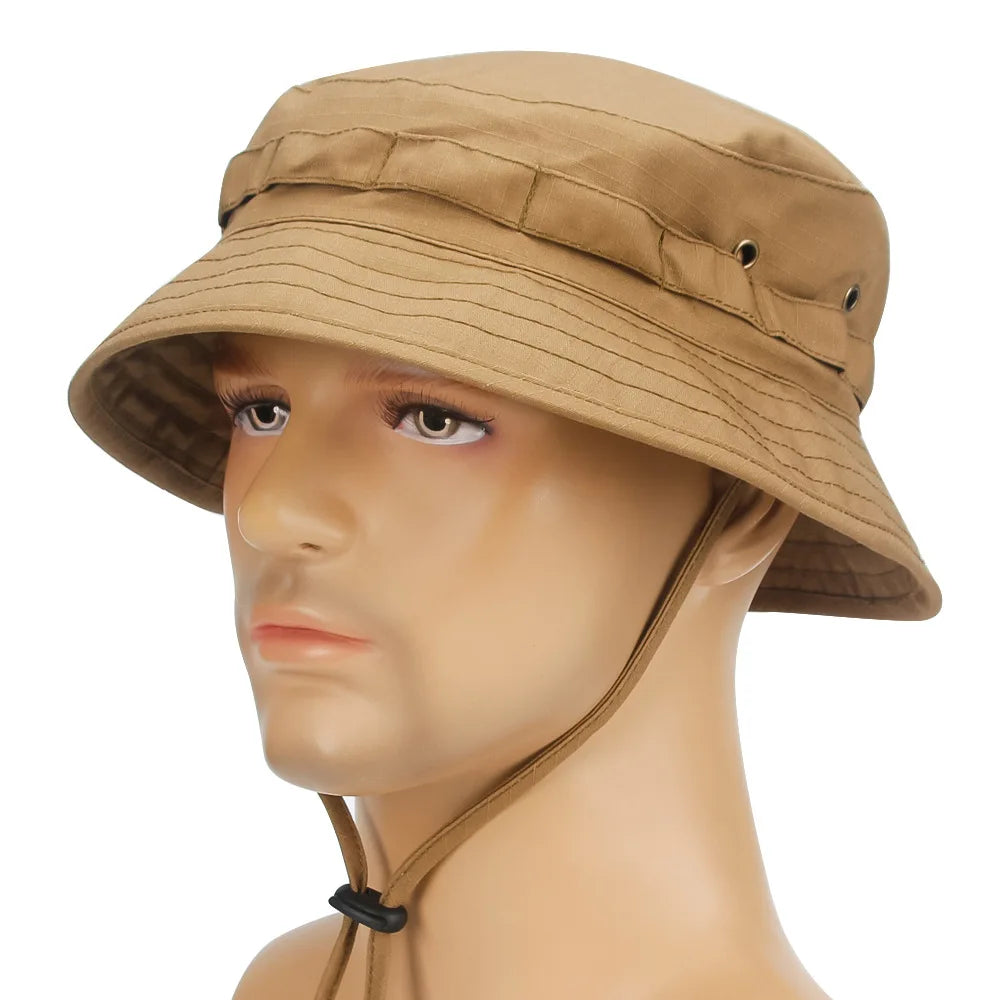 Chapeau Boonie Camouflage Pliable — Pêche, Chasse, Randonnée & Plage