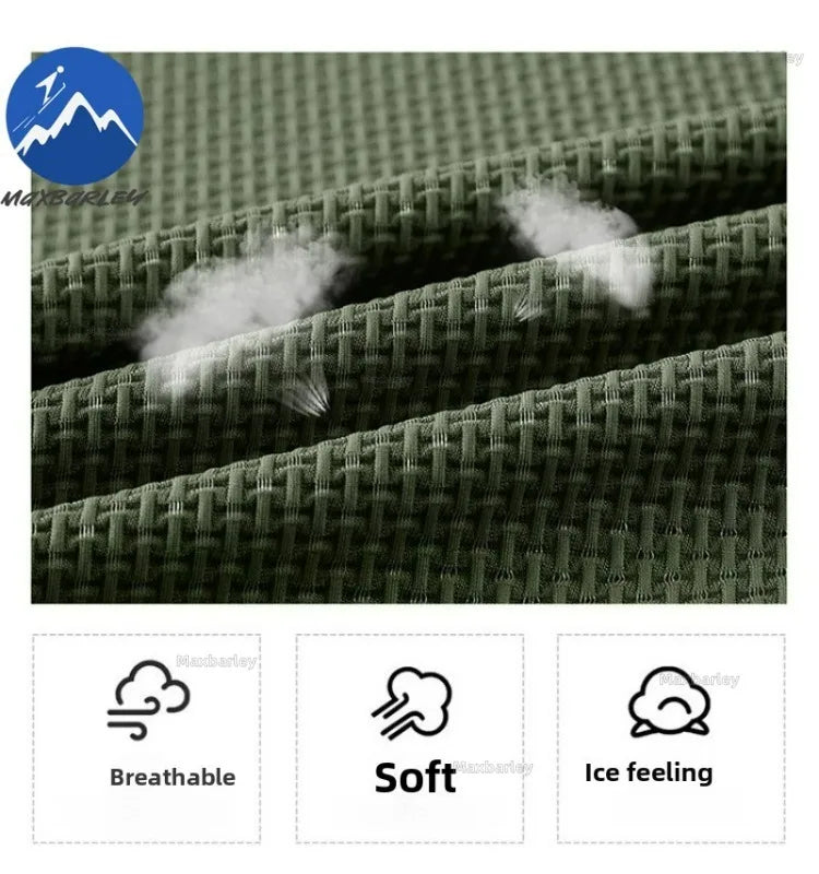 T-Shirt à manches courtes pour hommes, respirant, gaufré, séchage rapide, col rond, ample, course à pied, entraînement, haute élasticité, haut d'été fin, 2026