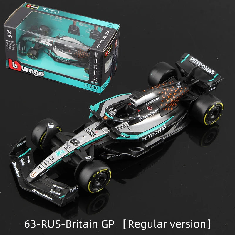 Modèle réduit F1 1:43 métal moulé sous pression 2025 — voiture de course, collection, jouet