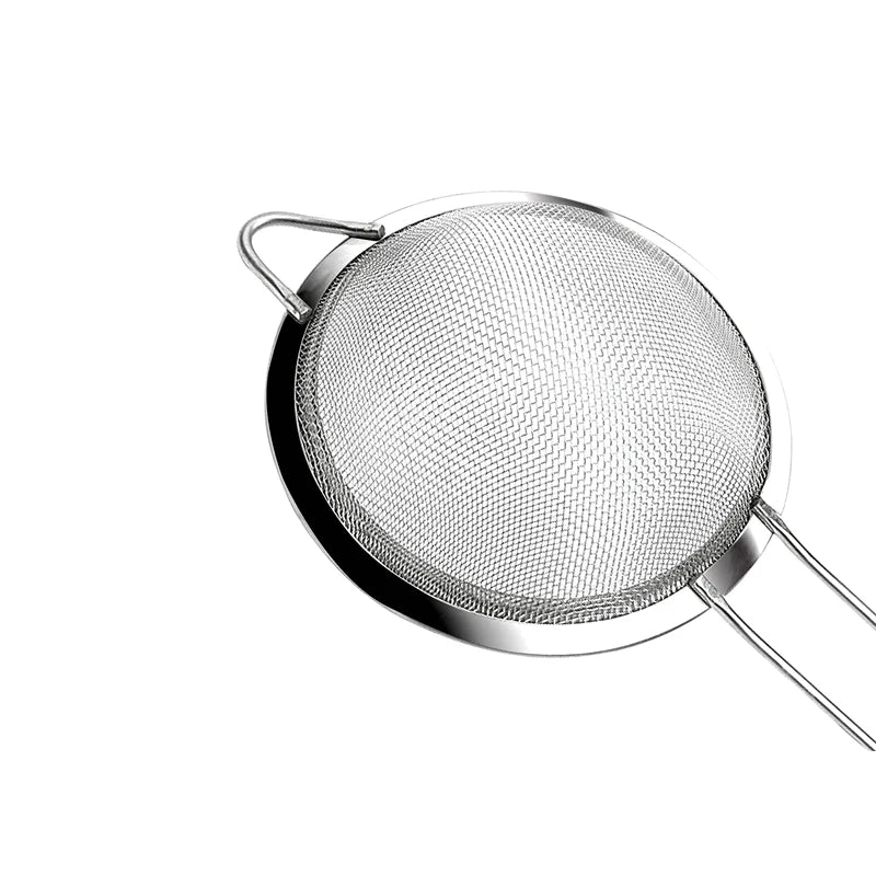 Juego de coladores de aceite de alambre de acero inoxidable, tamices de malla fina, colador de harina, espectaculares herramientas para hornear, accesorios de cocina, 1 pieza, 3 piezas, 4 piezas