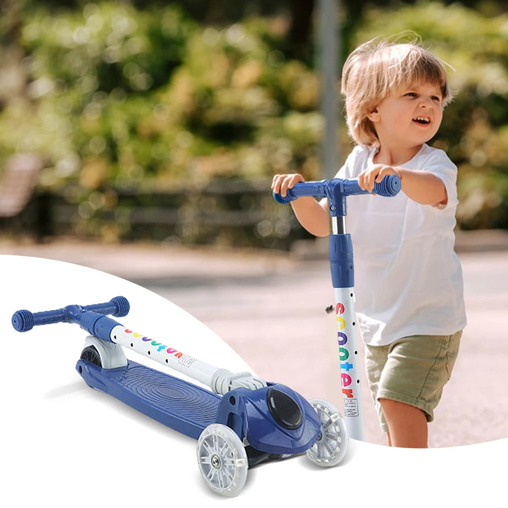 Trottinette Enfant Roues Lumineuses Réglable — 3 à 10 Ans Décontracté