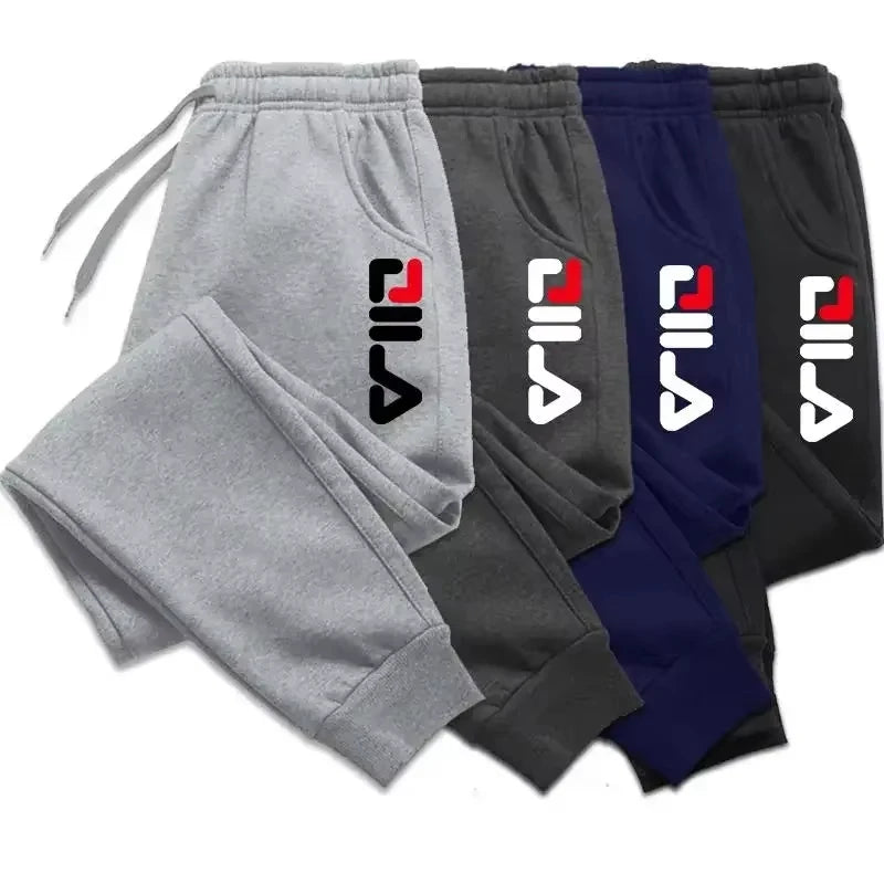 Pantalon de jogging homme — cordon, polaire, survêtement, entraînement, course, gym, fitness