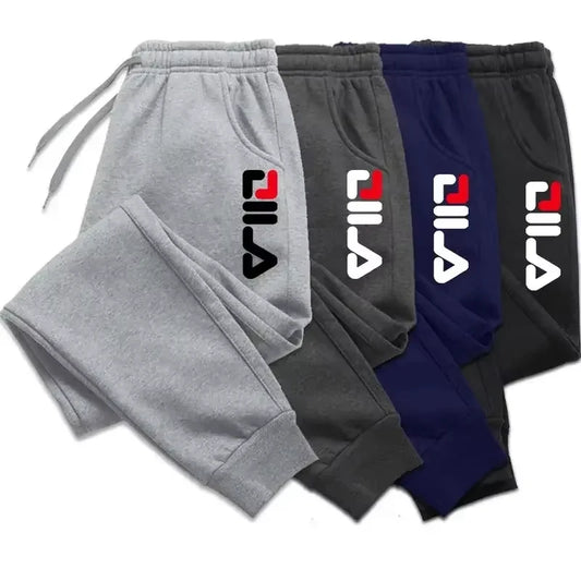 Autumn Winter Men's Joggers Drawstring Casual Pants Fleece Sweatpants Workout Running Gym Fitness Sport Trousers WK007