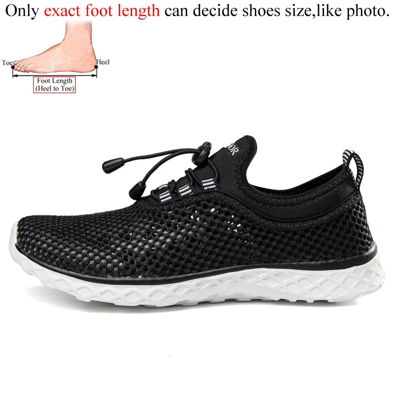 Baskets Légères Respirantes Homme — Chaussures d’Eau Pataugeoire Été