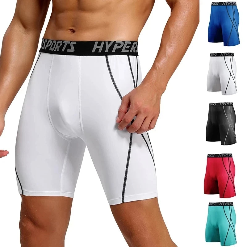 2025 Shorts de Compression hommes vêtements de Sport d'été collants d'entraînement Leggings de Fitness de gymnastique pantalons courts bas de Sport Shorts de course hommes