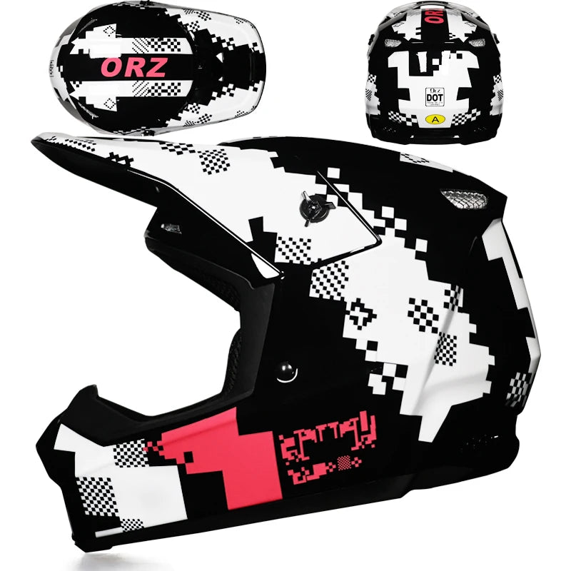 Professional Motorcycle Helmet Motocross Off-road Helmet Kids Off-road Helmet Capacete De Motocicleta