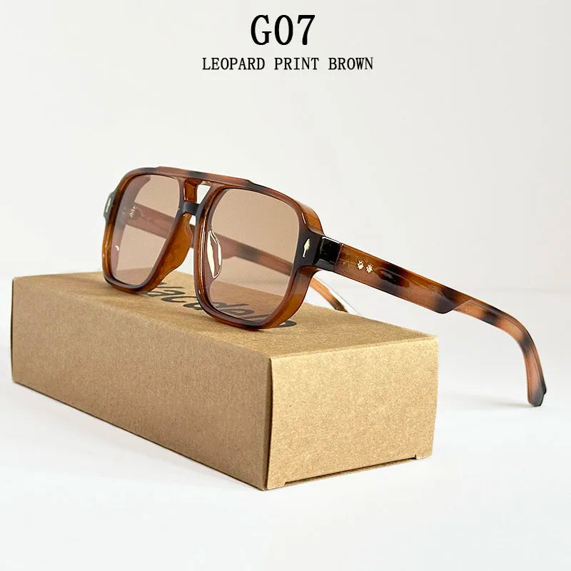 Men's vintage fashionable sunglasses, dropshipping, 2025