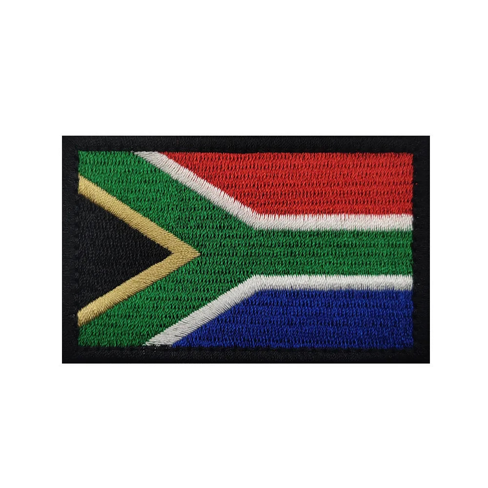 Bandera de África 3D Egipto Kenia Argelia Nigeria Angola Túnez Marruecos Sudán Malta Namibia Ghana Mozambique Banderas Parches bordados