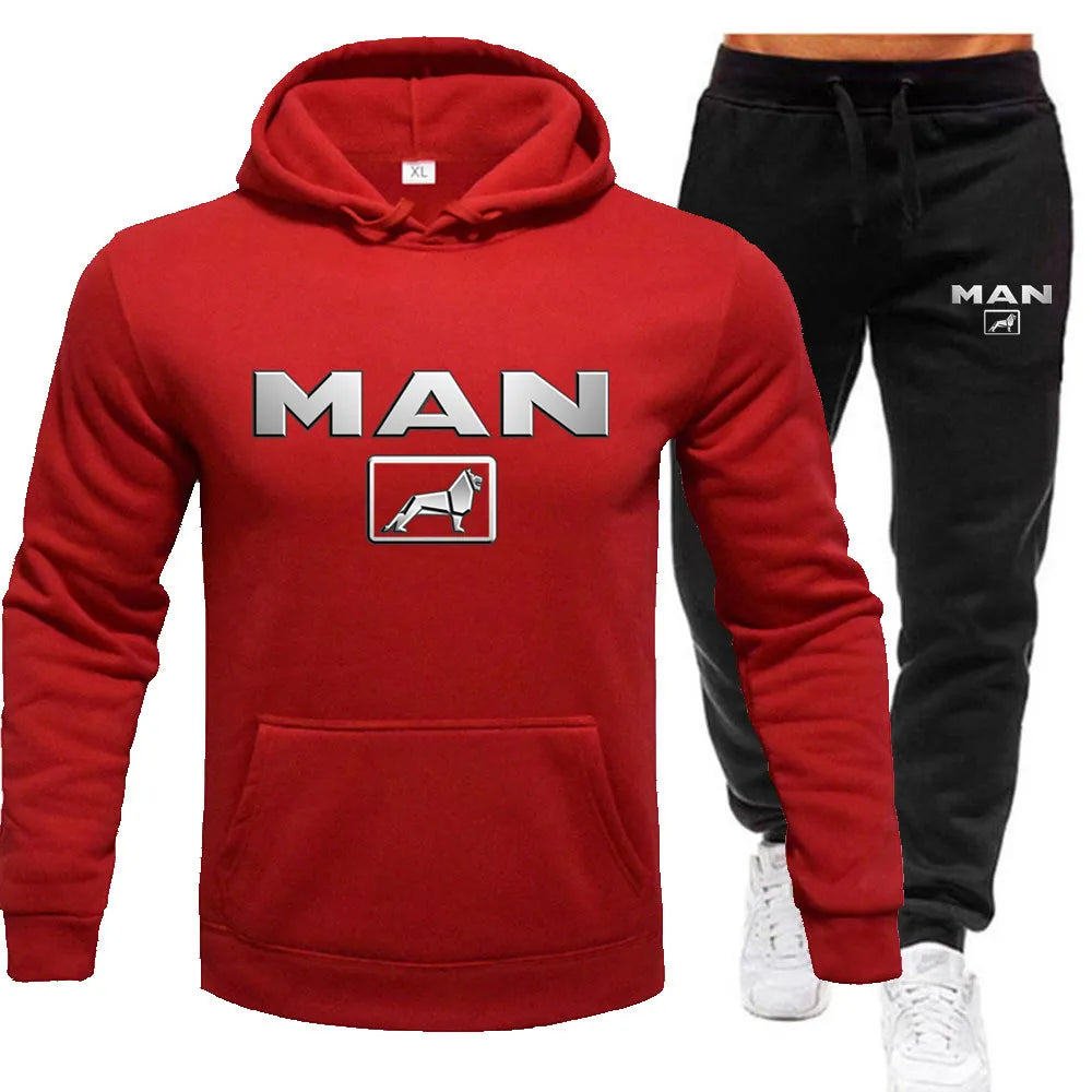 Men's hoodie and jogging pants, tracksuit, antibody, contractors, sportswear, Faremps, calf tint, 2024, 2-piece