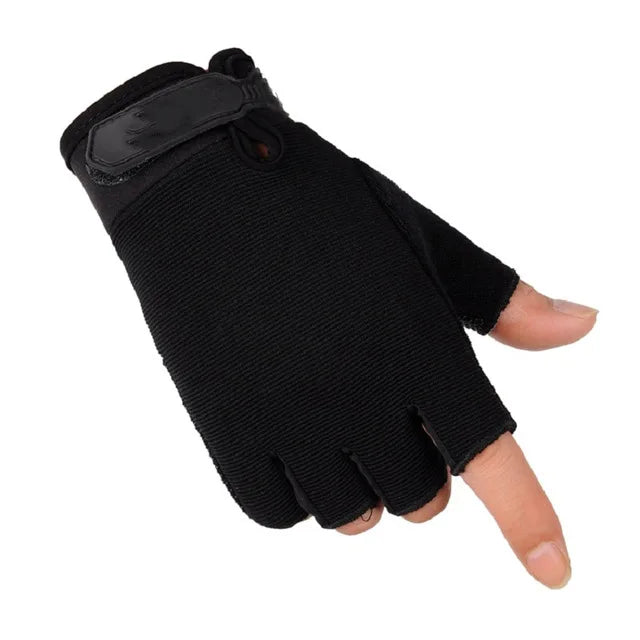 Gants de pêche d'été respirants, gants d'équitation en plein air pour hommes et femmes, légers, antidérapants, doigt complet, sans doigts