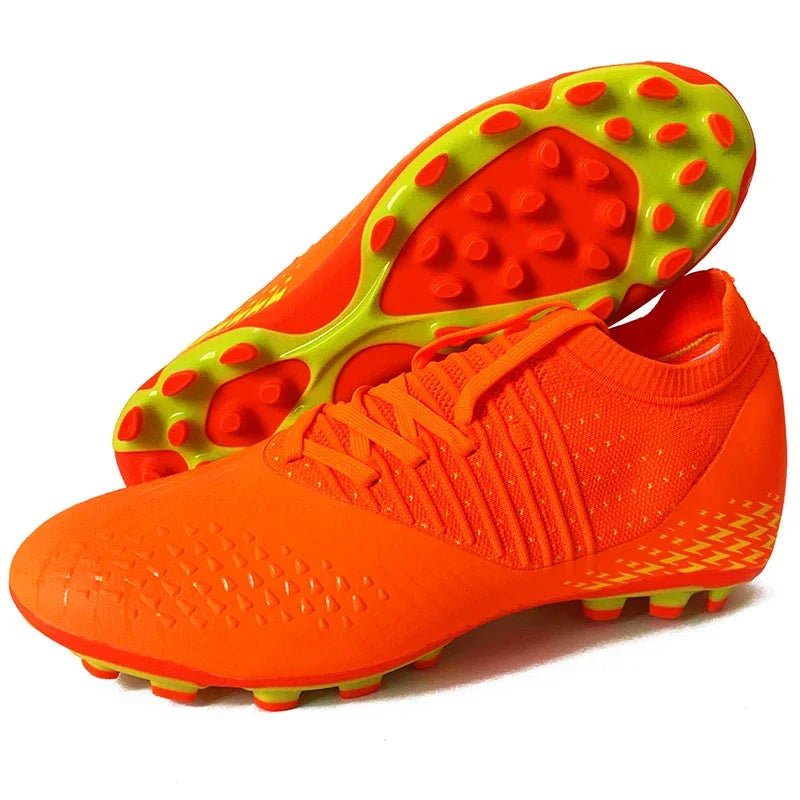 Chaussures de Football Tricot Respirantes FG — Crampons Professionnels Homme