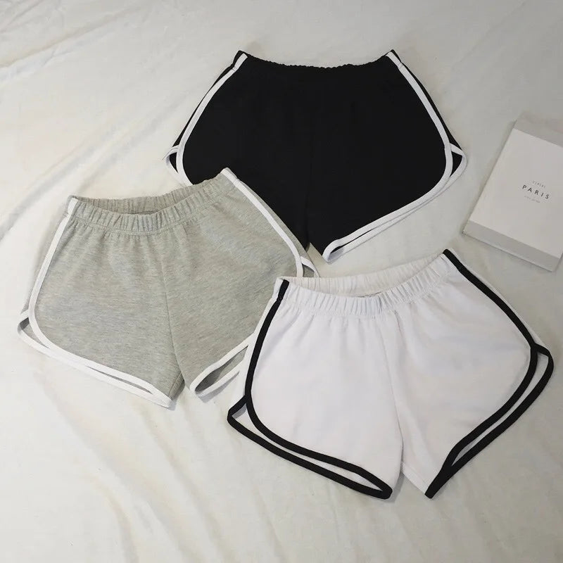 Pantalón corto elástico para mujer, holgado, de secado rápido, fino de verano, para fitness, ocio y ropa exterior. Instagram