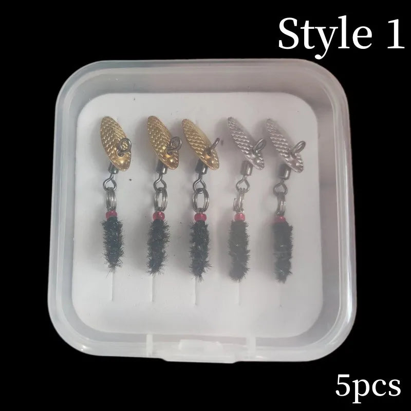 Insectes Bioniques Faux Leurres de Pêche — Lot de 5 Pièces