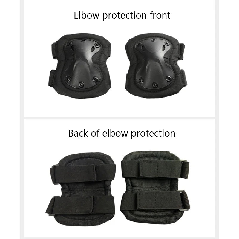 Équipement de protection extérieure DulProtective, genouillères et coudières, cyclisme en plein air, canadisme et randonnée, sports de protection, ensemble de 4