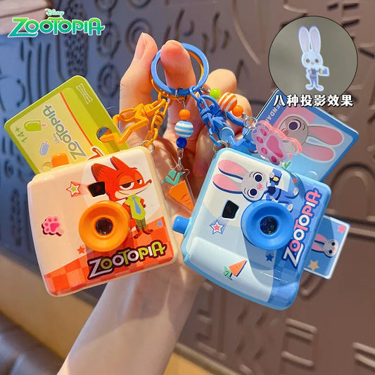 Porte-clés appareil photo jouet créatif pour enfants — pendentif sac à dos, souvenir fête d'anniversaire