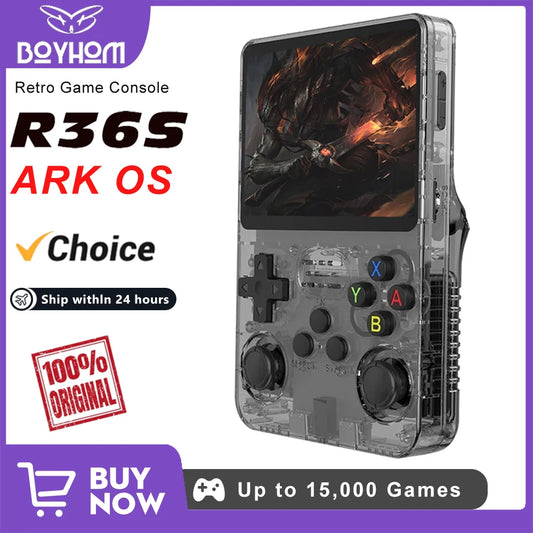 Console de Jeu Rétro Portable 3,5" IPS — 64/128/256 Go Linux Cadeau Enfants