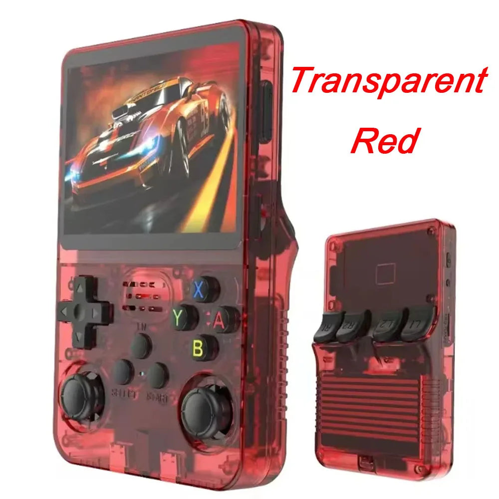 Console de jeu rétro portable 3,5" IPS — 64/128 Go, système Linux, jeux vidéo, cadeau enfants (v2)