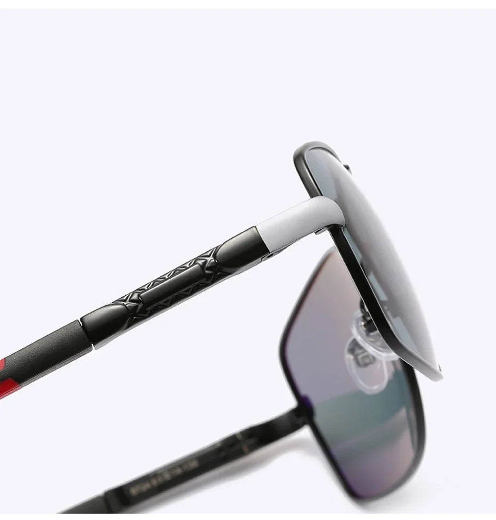 Lunettes de Soleil Femme Polarisées Dégradé — Lentille Carrée, Rétro, Conduite