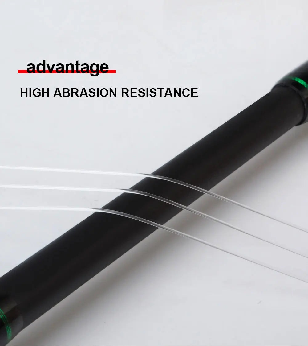 FTK 100M ligne de pêche à revêtement fluorocarbone 0.14mm-0.5mm 4.13LB-34.32LB ligne Monofilament en Fiber de carbone ligne de pêche à la carpe ligne coulante