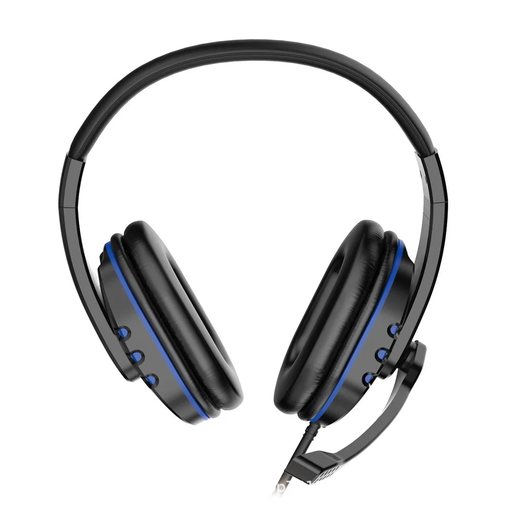 3.5mm Wired Headset Gaming Headphones Music for PS4 PlayStation 4 PC Game Chat Computer with Microphone