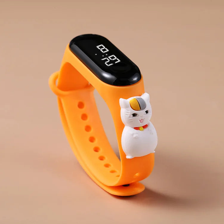 Reloj deportivo impermeable para niños, reloj SpidSuffolk Butter para niñas, pulsera electrónica, reloj táctil LED, de moda