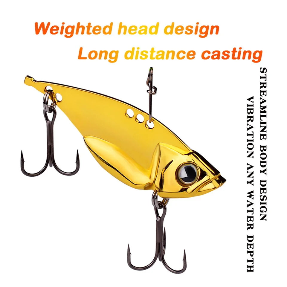Cuillère en Métal Appat de Pêche — Leurre Spinning Haute Réflexion