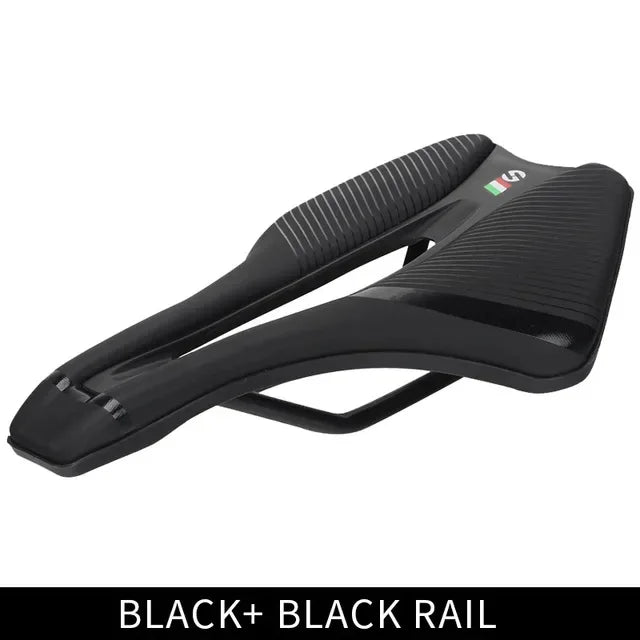 Selle de vélo de route TOSEEK MTB, EVA + cuir en super fibre, design ergonomique, large et confortable, long trajet, ultra-légère, siège creux TT