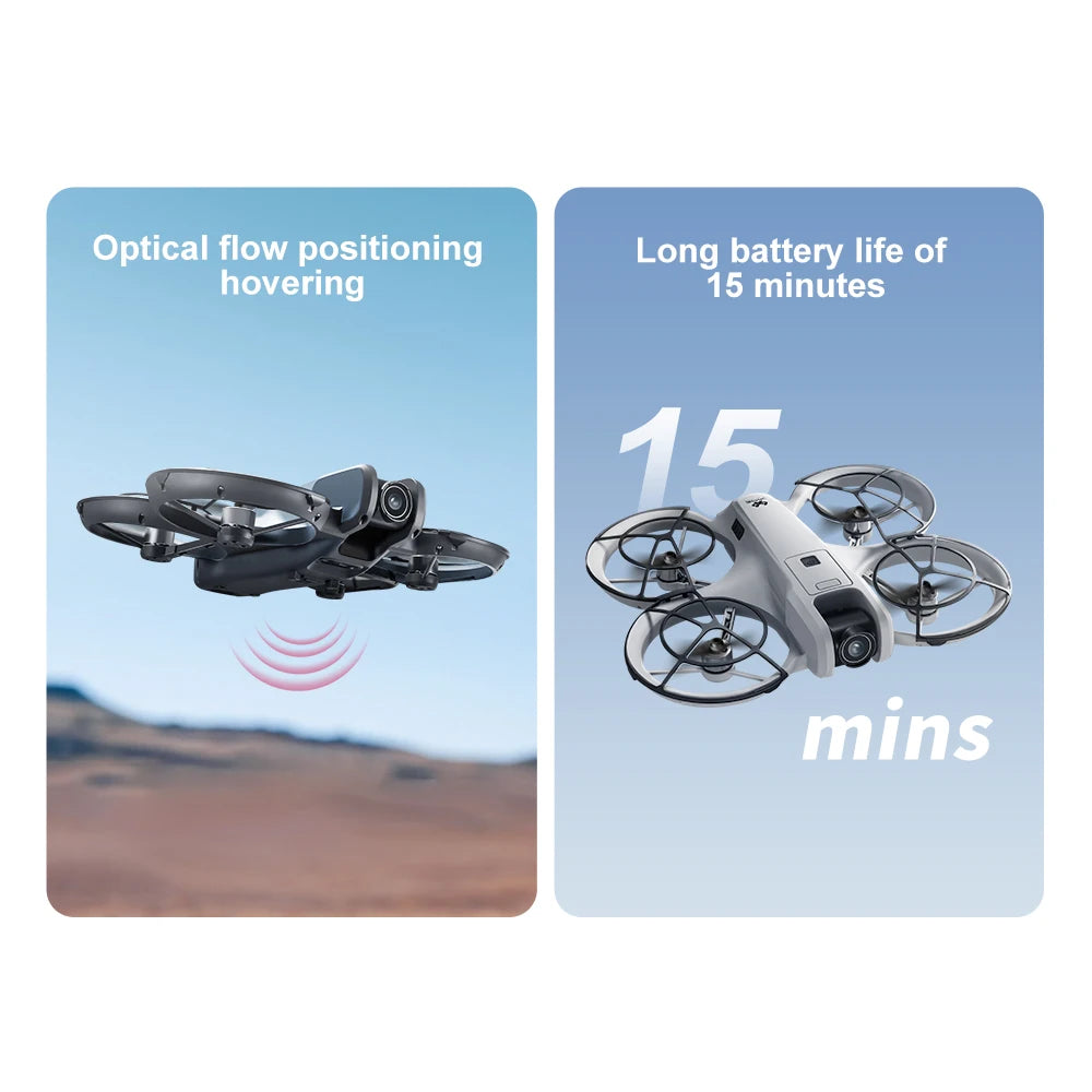 Mini dron profesional Lenovo V666 4K con doble cámara 8K, evitación inteligente de obstáculos, cuadricóptero sin escobillas, juguete RC para niños