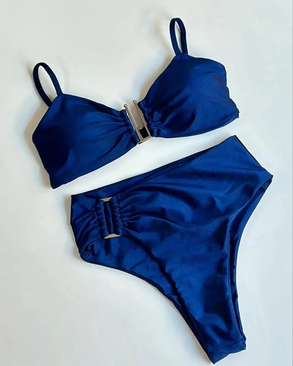 Bikini bandeau push-up pour femme 2026, maillot de bain sexy, ensemble bikini brésilien, string, maillot de bain uni, tenue de plage