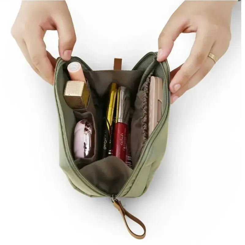 New Women's Toiletry Bag 2026, Solid Color, Korean Style, Makeup Bag, Pouch, Wash Bag, Waterproof Makeup Organizer, Luxury Bag