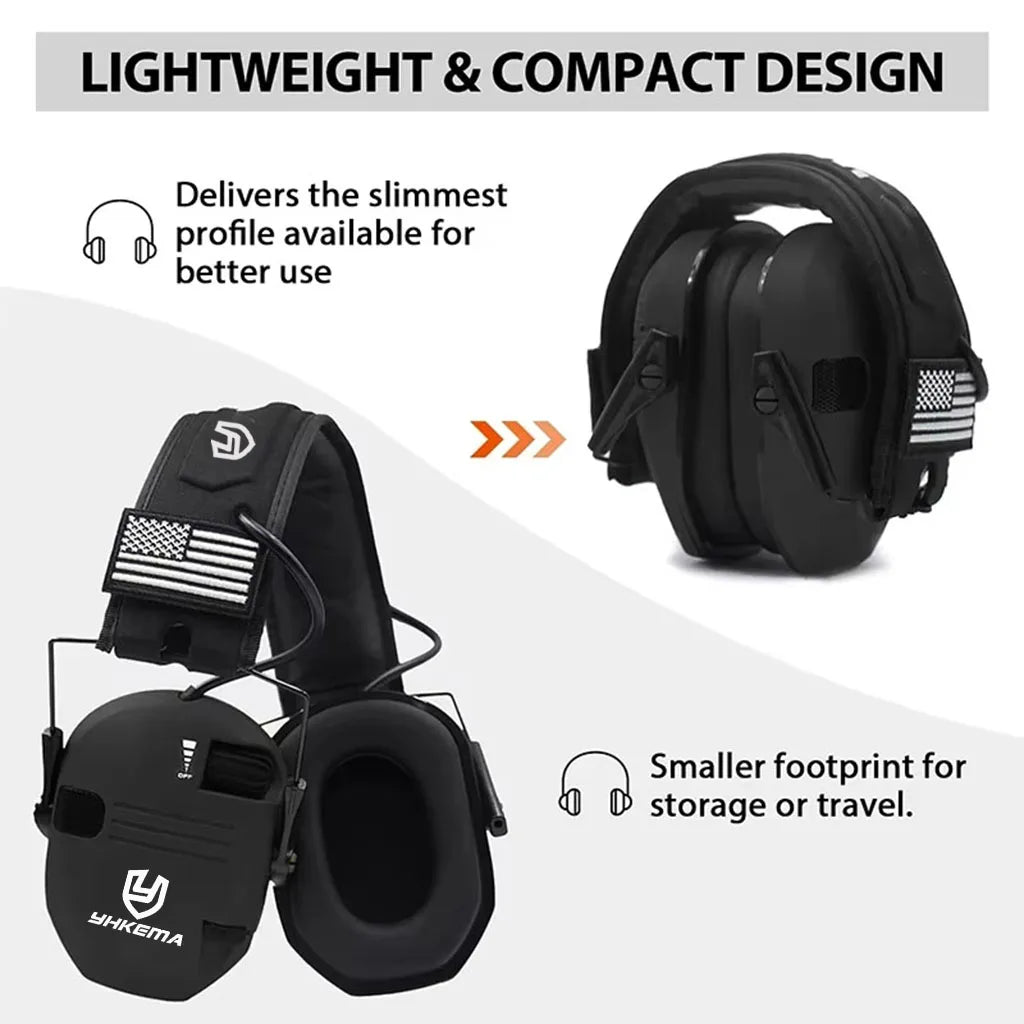 Casque de Protection de sécurité tactique pour Sports de plein air, 23db, Anti-bruit, Impact, Amplification du son, oreille de chasse