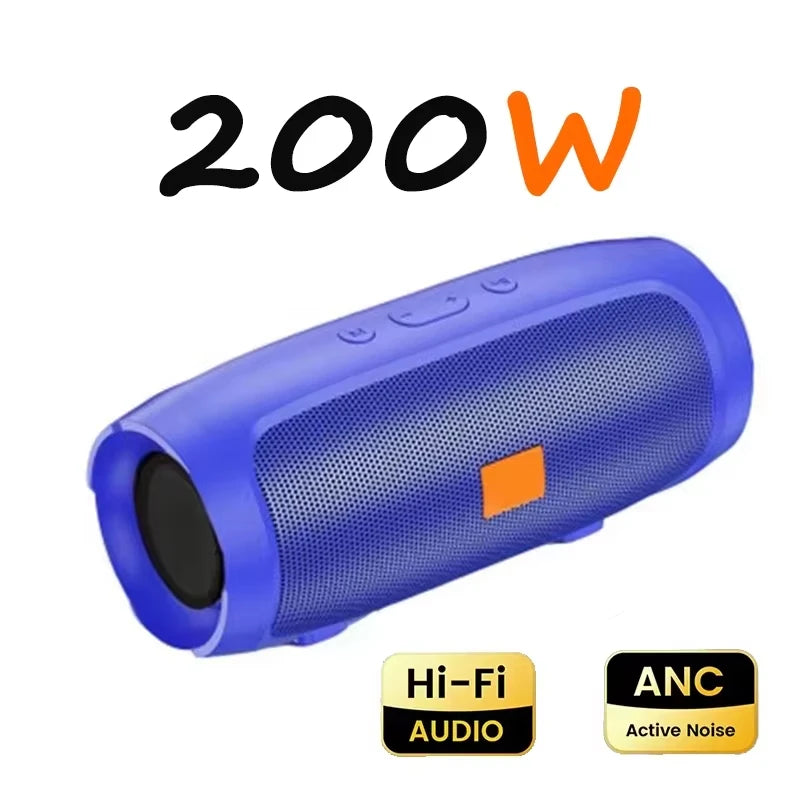 Haut-parleur Bluetooth portable — double stéréo, USB, TF, FM, subwoofer, extérieur