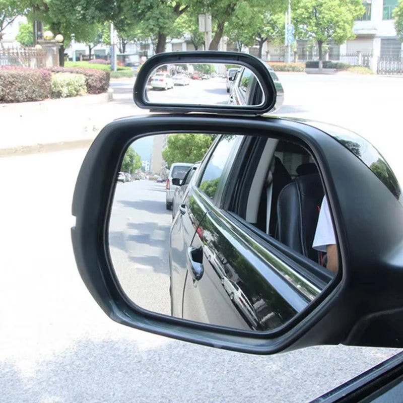 Miroir automatique réglable grand Angle rétroviseur latéral miroirs convexes d'angle mort pour rétroviseur auxiliaire de stationnement inversé de voiture