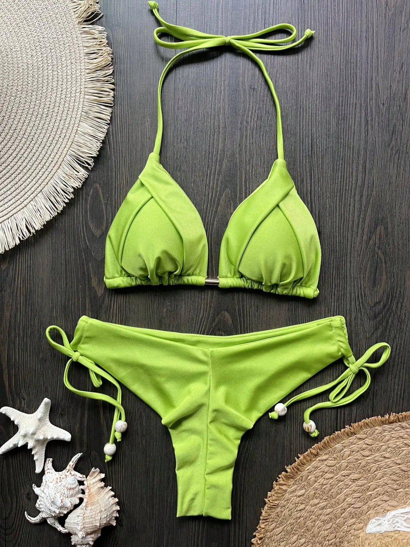 RUOTONGSEPT 2025 nouveau Sexy 13 couleurs Triangle maillot de bain pour femmes brésilien Bikinis maillots de bain Push Up maillot de bain plage Bikini ensemble