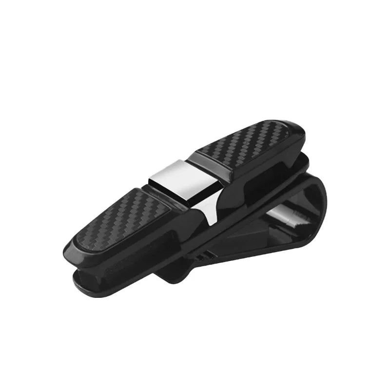 Étui à lunettes de voiture universel, pare-soleil de voiture, porte-lunettes, Clip pour carte, porte-billet, accessoires d'intérieur automobile