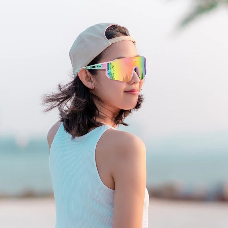 SCVCN nuevas gafas de sol de ciclismo al aire libre para hombres y mujeres, ciclismo de montaña, conducción, gafas deportivas, escalada, gafas protectoras para bicicleta, gafas UV400