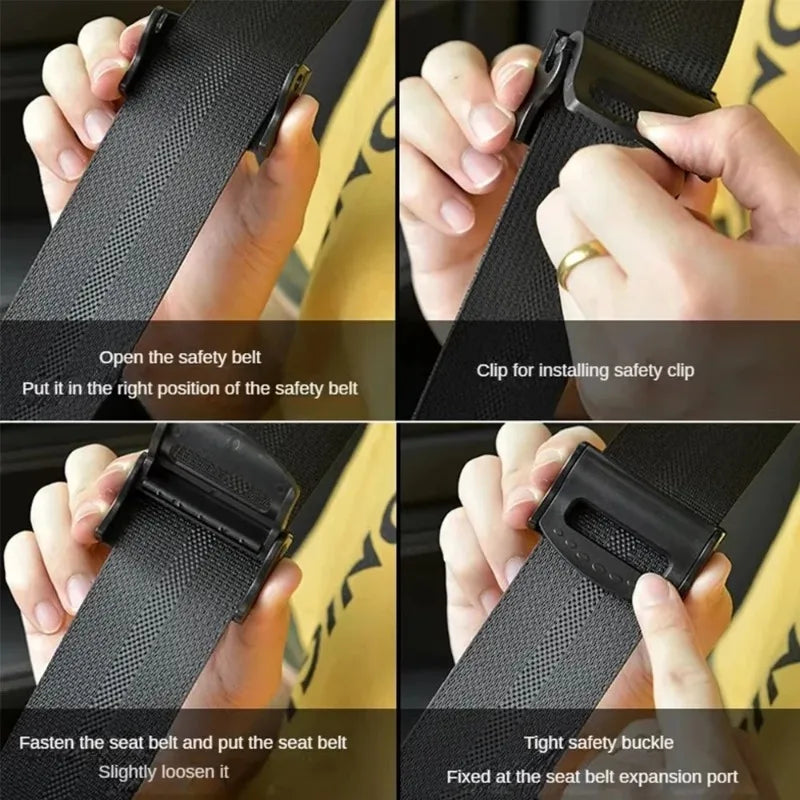 Universal Car Seat Belt Clips, Non-Slip Seat Belt Buckle, Simple Fixing Clip, Strong Fixing Clip for Car Seat Belt