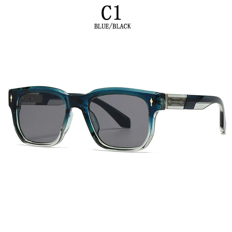 2025 Vintage Sunglasses Men Holiday Square Sunglasses Women Trendy Retro Eyewear Women Sunglasses Gafas De Sol Hombre