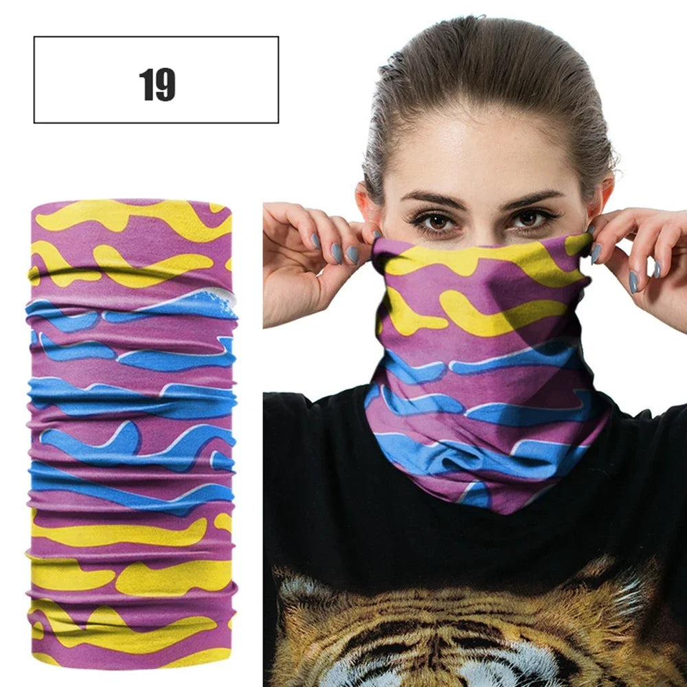 Écharpe de sport anti-poussière pour hommes et femmes, col pare-soleil, bandana pour la tête, le visage, le cou, la pêche en plein air