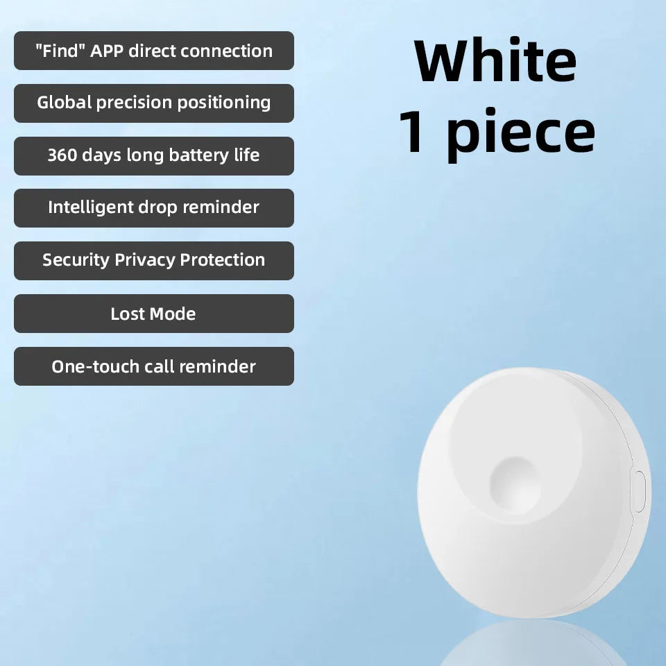 GPS Tag Tracker Find My Mini GPS Bluetooth Long Standby Precise Global Positioning Anti-Loss Device Two Colors Available