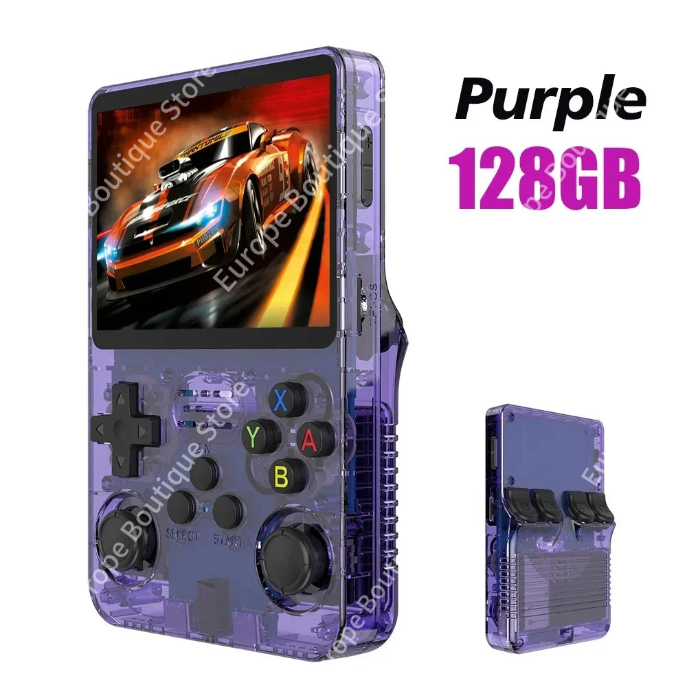 Console de jeu rétro portable 3,5" IPS — 64/128 Go, 20000+ jeux, émulateurs rétro, vente en gros