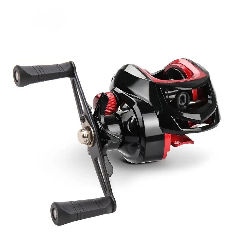 Rooblinos BR Baitcasting moulinets de pêche traînée maximale 8kg moulinet de coulée Ultra léger moulinet de pêche pour matériel de pêche au brochet de bar