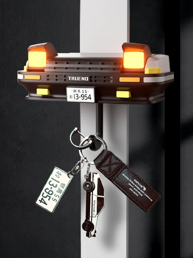 AE86 voiture créatif crochet phare clé support de rangement porte-clés pour véhicule décoration porte-clés