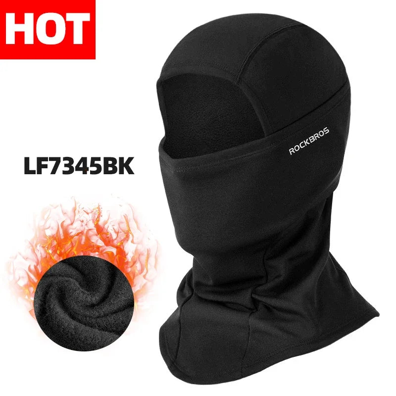 ROCKBROS masque complet chaud hiver écharpe cagoule casque doublure pêche ski randonnée vélo masque coupe-vent respirant couvre-chef