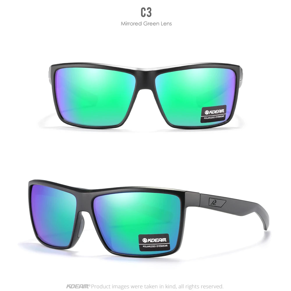 Lunettes de soleil résistantes aux rayures — verres polarisés, protection UV400, sport et loisirs