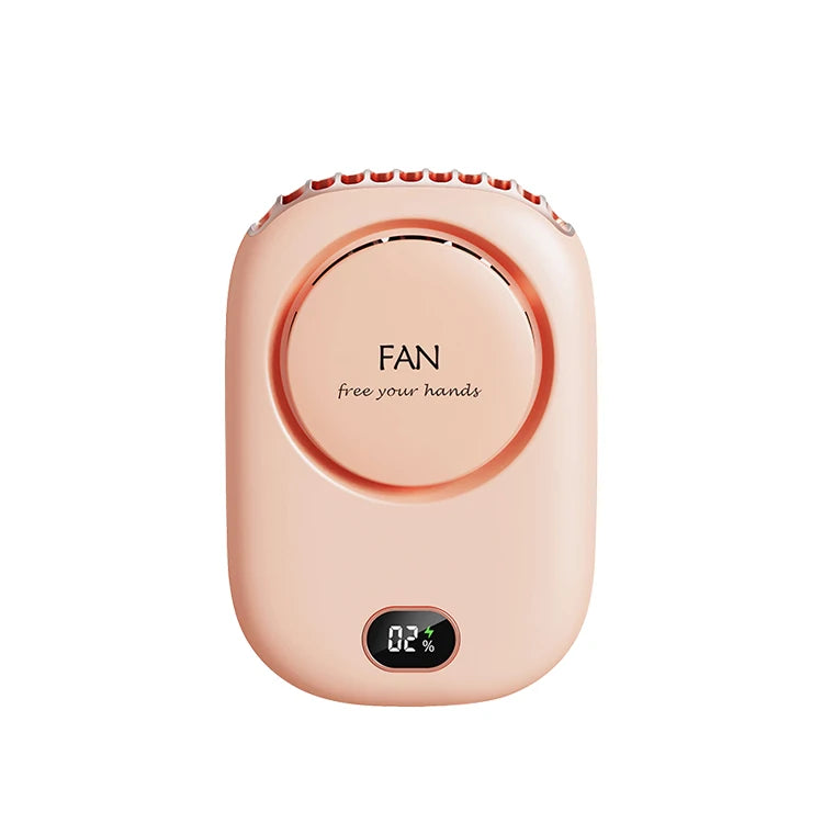 Ventilateur de cou portable Mini ventilateur de taille sans lame USB rechargeable Ventilateur de refroidissement sportif pour les sports de plein air et les voyages