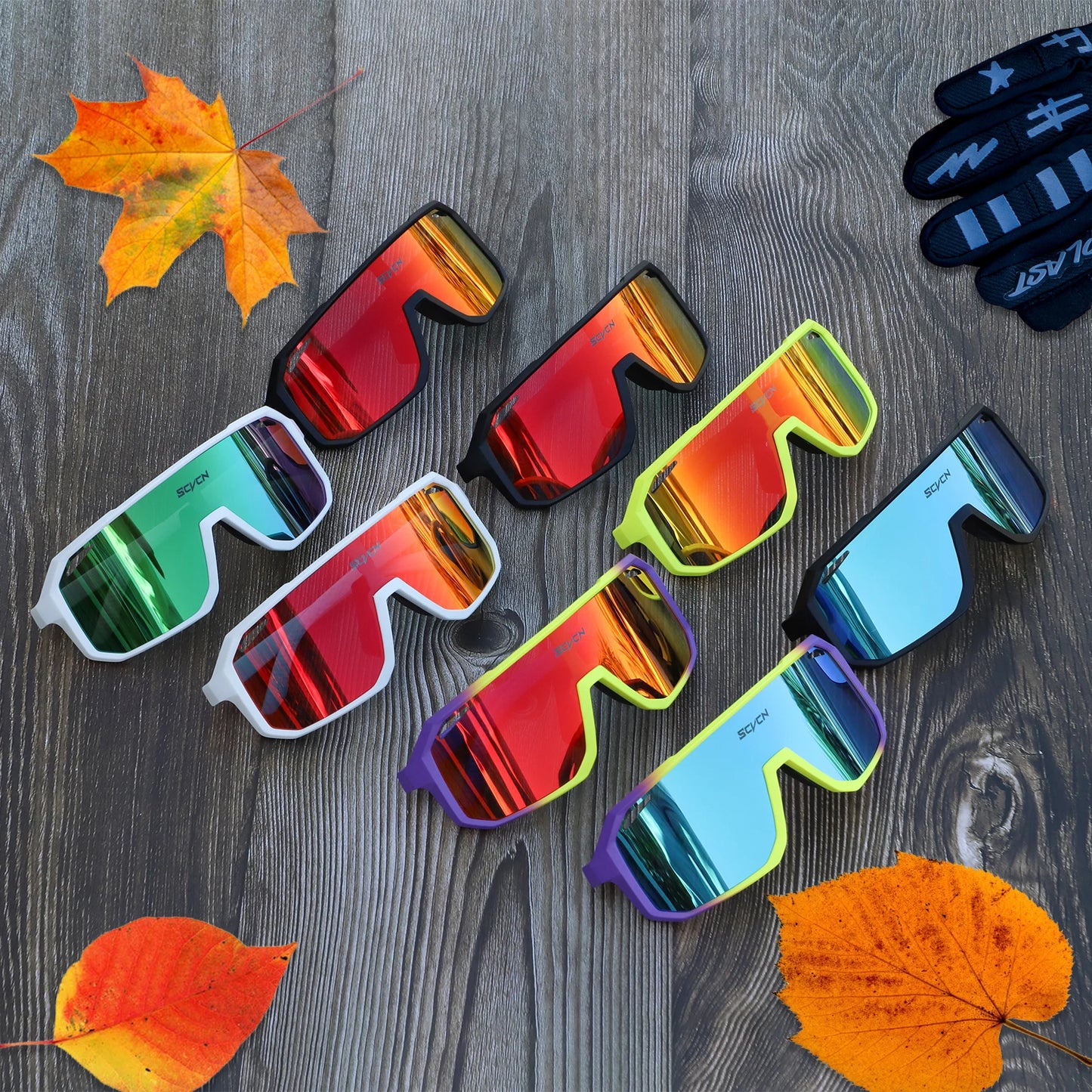 Lunettes Cyclisme VTT & Route UV400 — Conduite Sports Extérieur Homme Femme