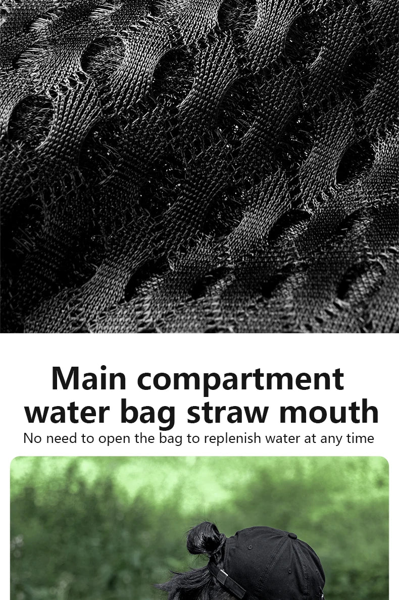 BISINNA 6L sac à dos de course respirant sac tout-terrain ultraléger sac d'hydratation de cyclisme réfléchissant pour cyclisme escalade randonnée