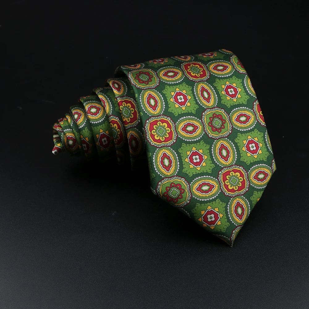 51 Styles Men's Silk Ties Jacquard Striped Plaid Floral Tie Accessories Daily Wear Shirt Suit Necktie Wedding Party Gift