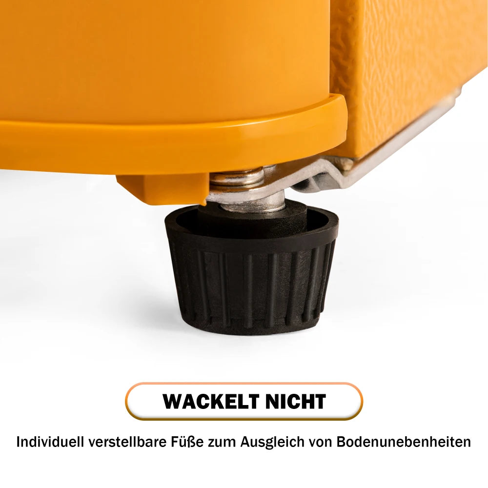 Combinaison réfrigérateur-congélateur rétro 45,5 cm de large, 2 portes 60 litres de volume total, volume de congélateur 22 litres. 102 KWh/année,